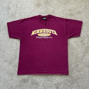 Vintage‎ Y2K Minnesota Golden Gophers Football T Shirt XL